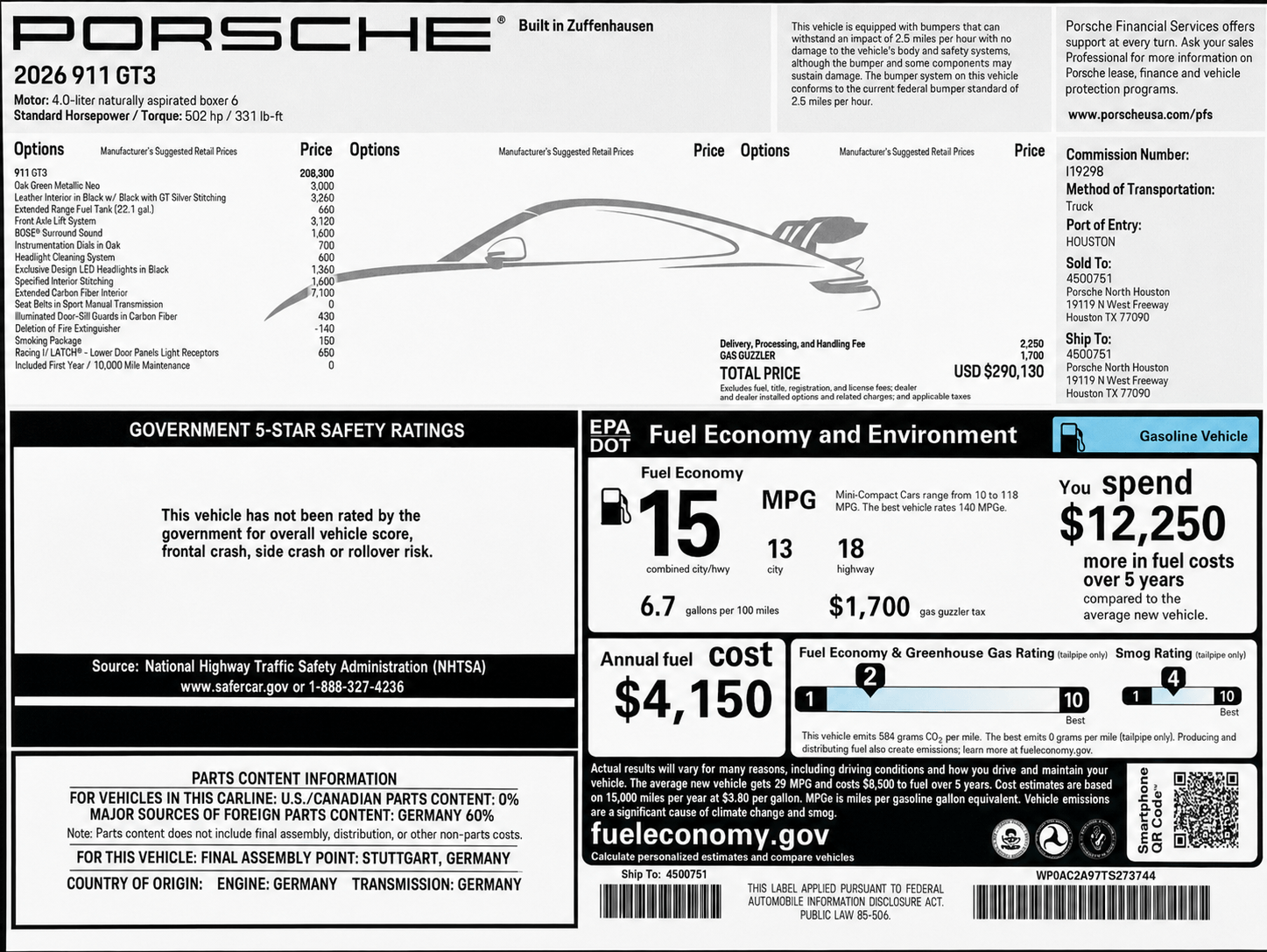 2026 Porsche 911 GT3 — foto completa 42 de 42