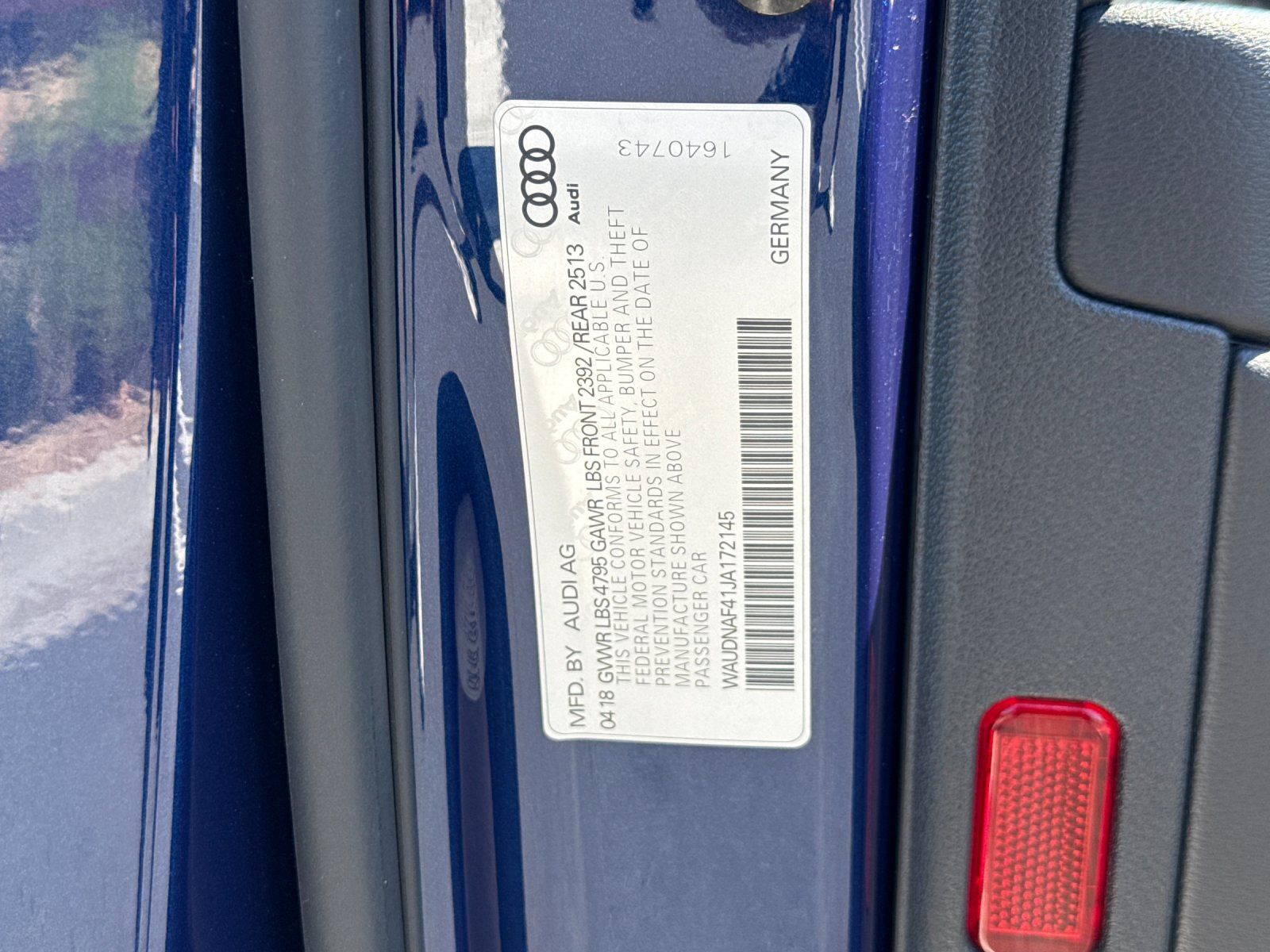 2018 Audi A4 2.0T Premium — foto completa 26 de 26