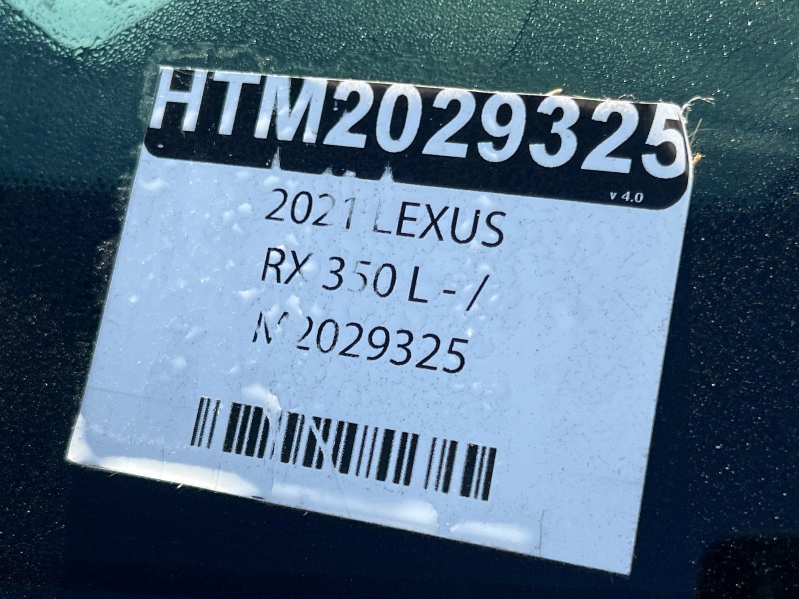 2021 Lexus RX 350L — foto completa 3 de 3