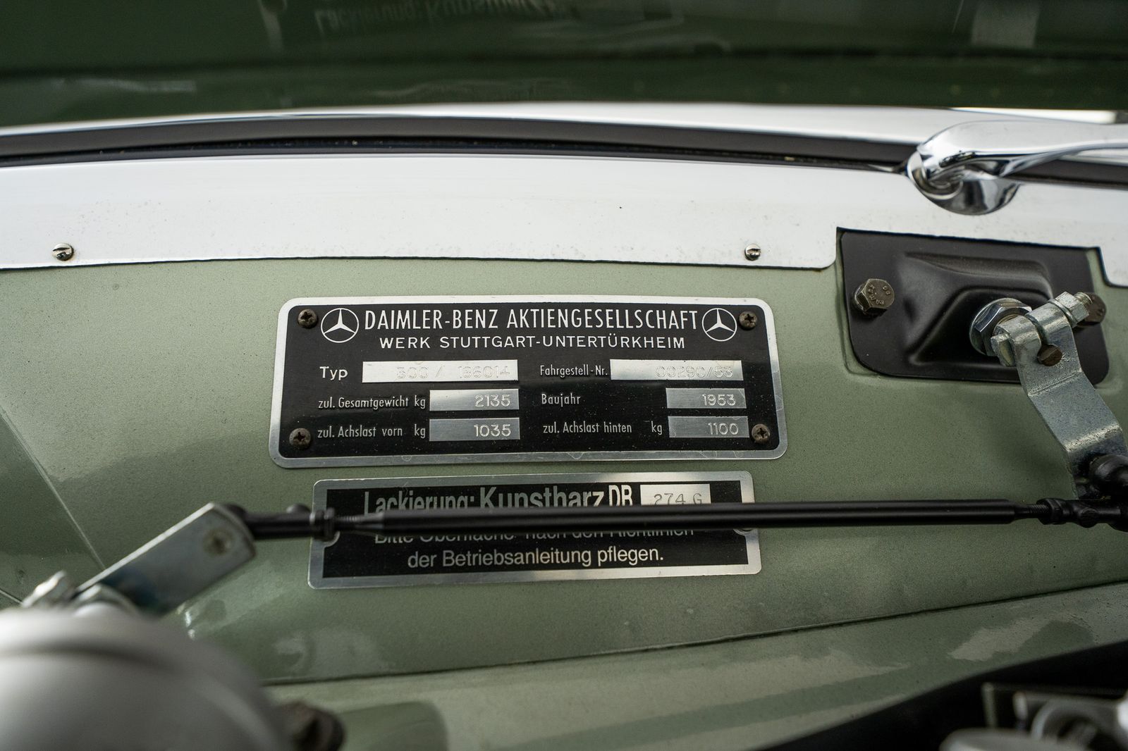 1953 Mercedes-Benz 300-Class — foto completa 76 de 100
