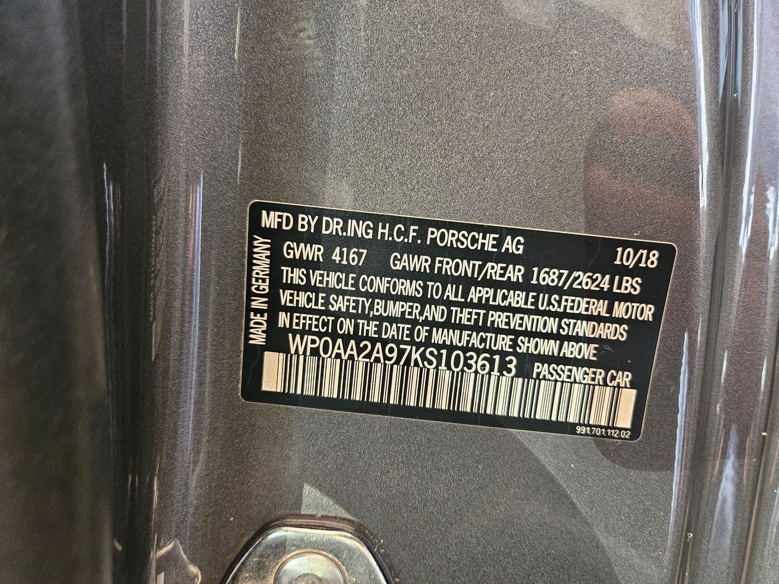 2019 Porsche 911 Carrera — full photo 12 of 12