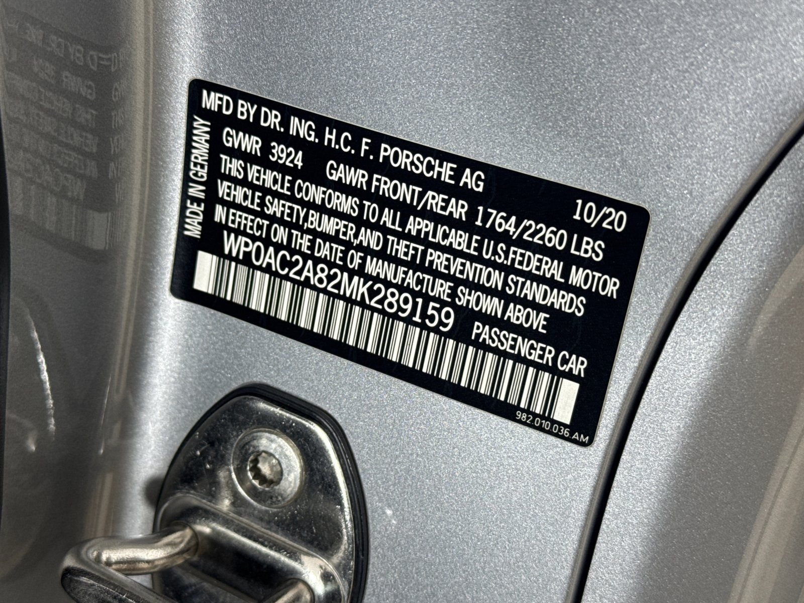 2021 Porsche 718 Cayman GT4 — full photo 26 of 26