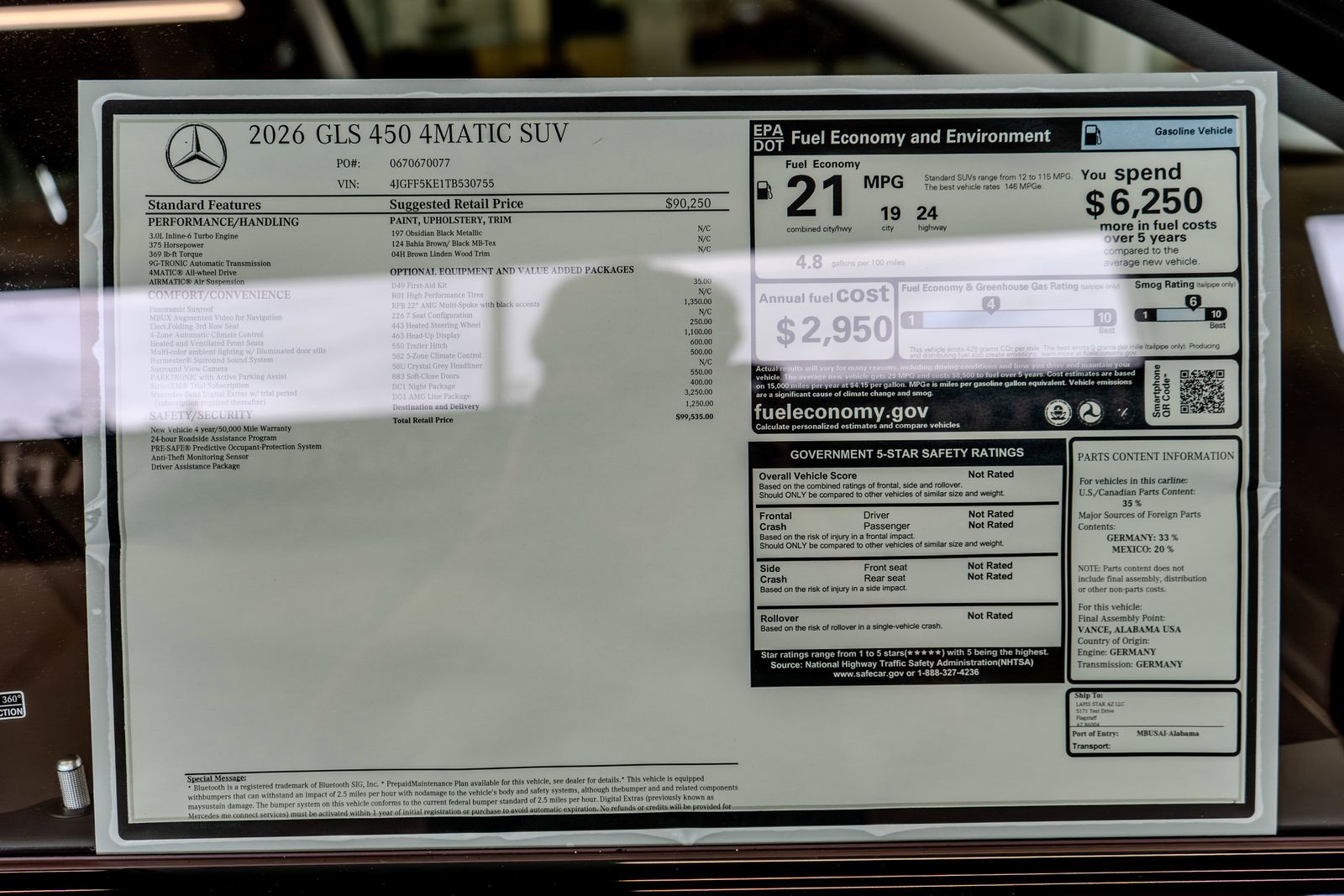 2026 Mercedes-Benz GLS GLS 450 — full photo 35 of 35
